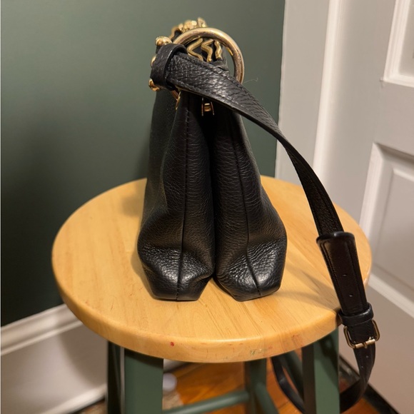 Black Leather Coach Crossbody - Picture 2 of 10